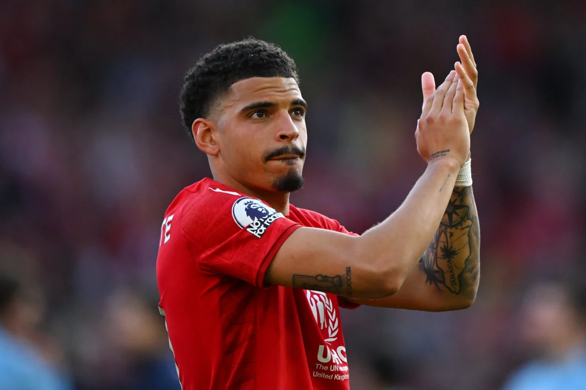 Morgan Gibbs-White says 26-year-old Liverpool player is 'very solid'